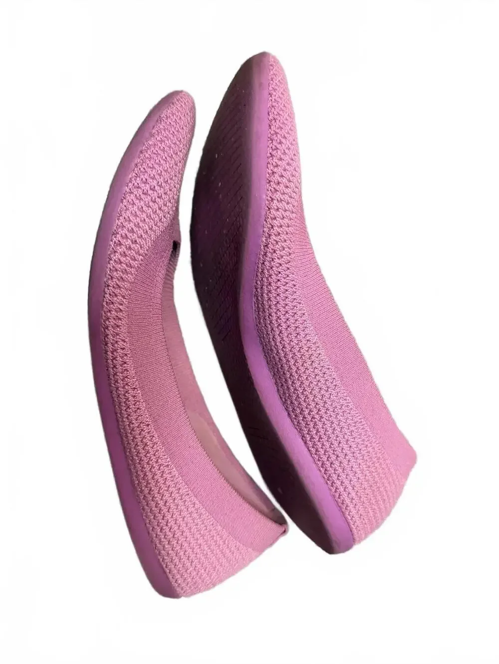 Allbirds Tree Breezers Women's Pink Knit Flats Size 7